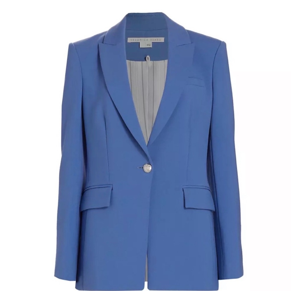 Veronica Beard Bluebell Single-Button Tailored Bl… - image 1